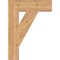 Ekena Millwork Traditional Block Smooth Bracket, Western Red Cedar, 5 1/2"W x 22"D x 30"H BKT06X22X30TRA05SWR - alternate 2